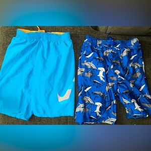 Boys Nike swim shorts/trunks set of 2⭐️FINAL OFFER